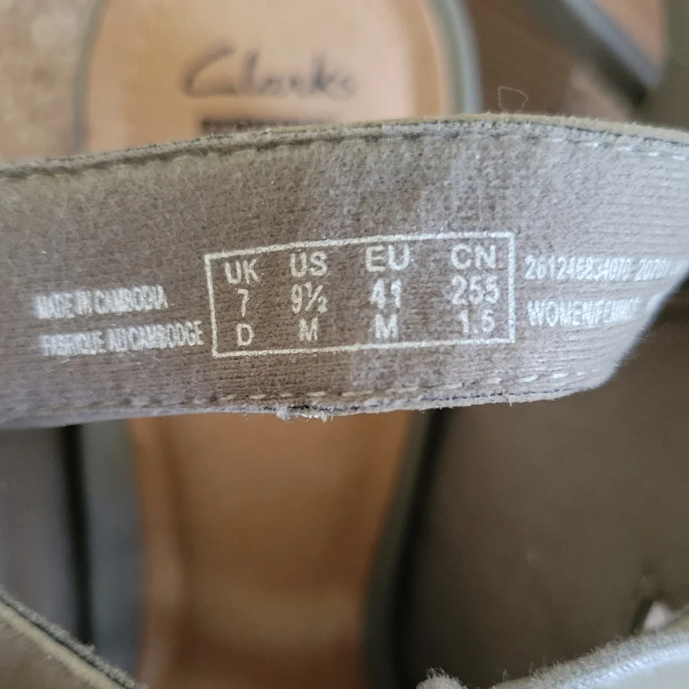 Clarks Banoy Waneta‎ Lace Up Sandal Heel Shoes NWT